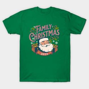 2022 Group Christmas Shirt Retro Santa T-Shirt